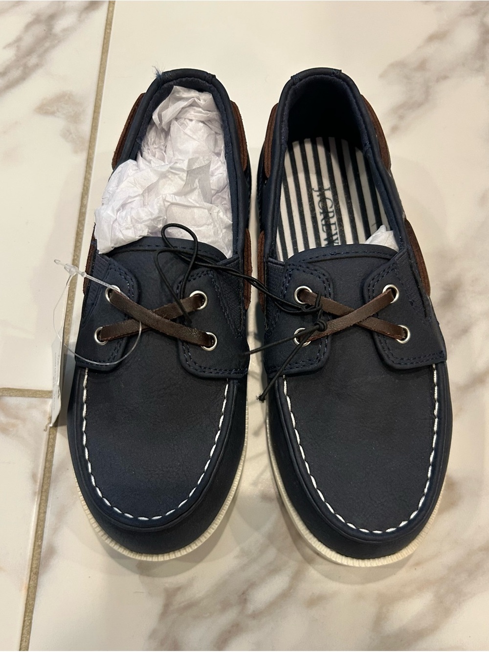 JCrew Crewcuts Boys Boat Shoes NWT Size K11